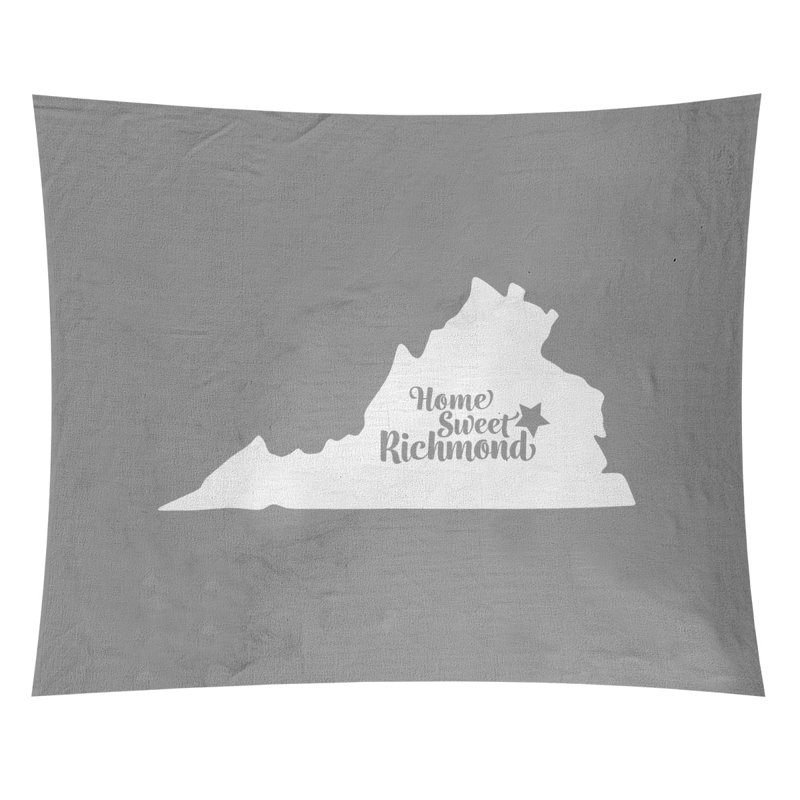 Tapisserie Richmond, Virginie, H 68 po x l 80 po, Gris