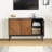 Pascale 47" W Herringbone Sideboard with Adjustable Shelf-1949144789