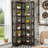 78.7-Inch Tall 7-Tier Industrial Corner Bookshelf With Smart Space-Saving Design And Heavy-Duty Storage Capacity.