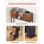 Bureau de jeu en L avec lumières DEL, bureau d'ordinateur de coin réversible de 62,2 pouces avec prises de courant, support pour unité centrale mobile et tiroirs de rangement, table de jeu moderne et élégante pour PC pour le bureau à domicile