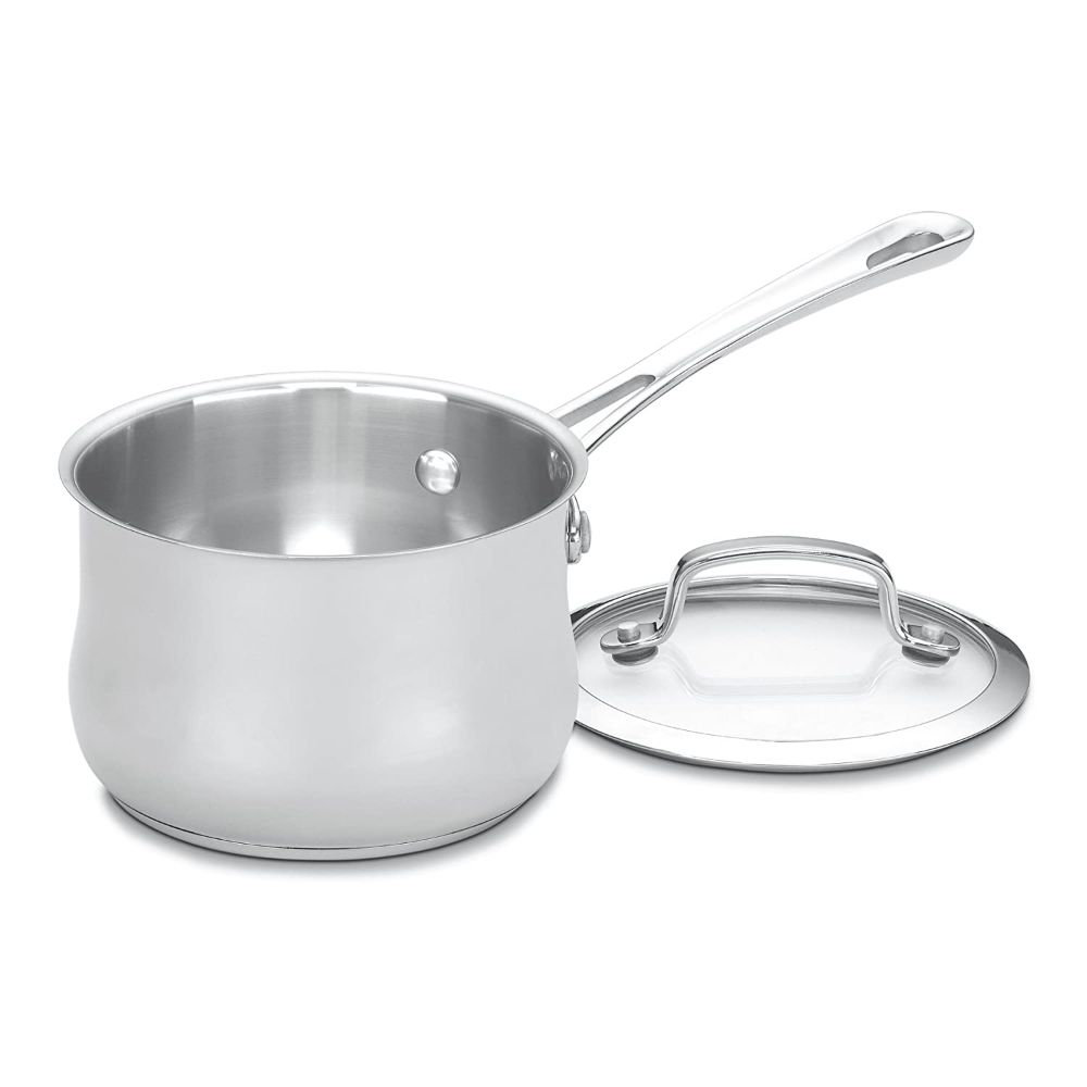 Cuisinart Stainless Steel Saucepan with Lid, 1 qt.