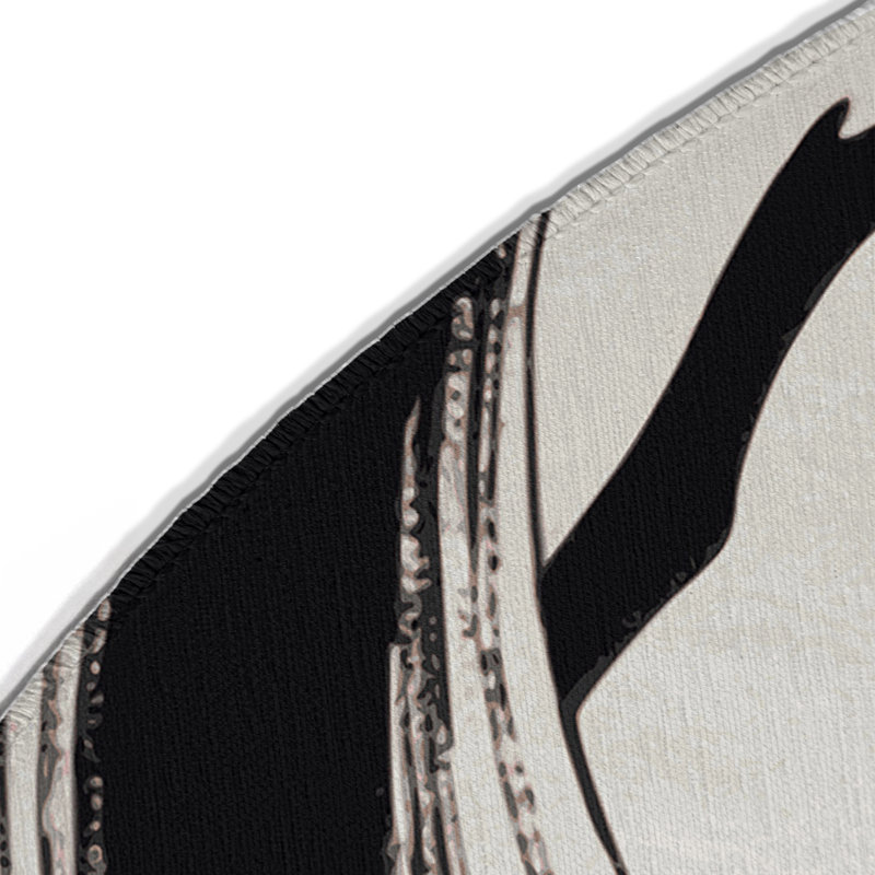 Zen Horizon Indoor And Outdoor Area Rug, Round 5'