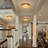 3-Light Modern Clear Glam Glass Flush Mount
