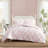 Laura Ashley Delphine Waffle Pink Comforter Set-109055607