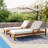Premium Acacia Wood Adjustable Backrest Outdoor Lounge Chair – Perfect For Gardens, Terraces, And Poolside Relaxation-547079042