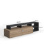 Optimo TV Stand Cabinet, Wooden TV Unit with 4 Shelves, 210 x 40 x 38 cm TV Table for TVs-1741631548