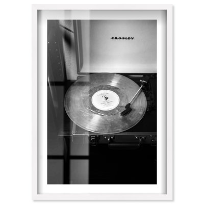 Jazz Nights II Shadowbox Print Framed Photography by Notoriart, White Frame, 37 x 55