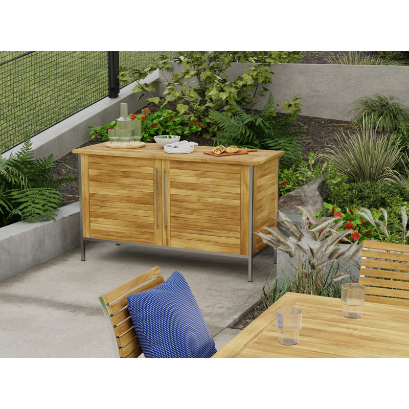 63'' W Solid Wood Credenza