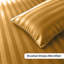 Microfiber Striped Duvet Cover Set with Pillowcases Included-117990078-117990081
