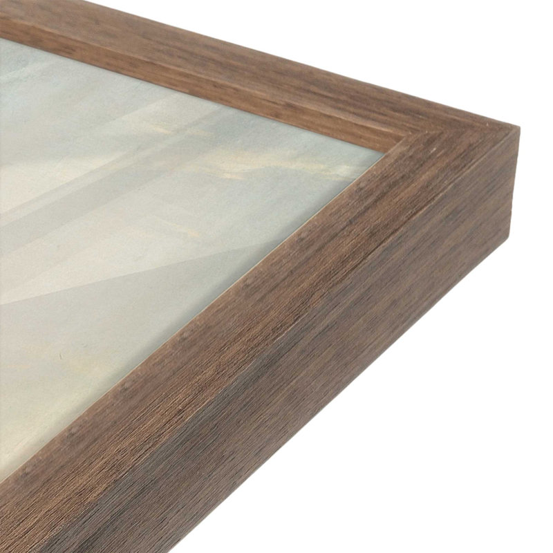 «Serenity» par Marla Rae, reproduction d'art, Brun, L 36 x H 36, Impression encadrée