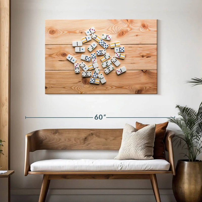 Domino Game, H 30 po x l 45 po