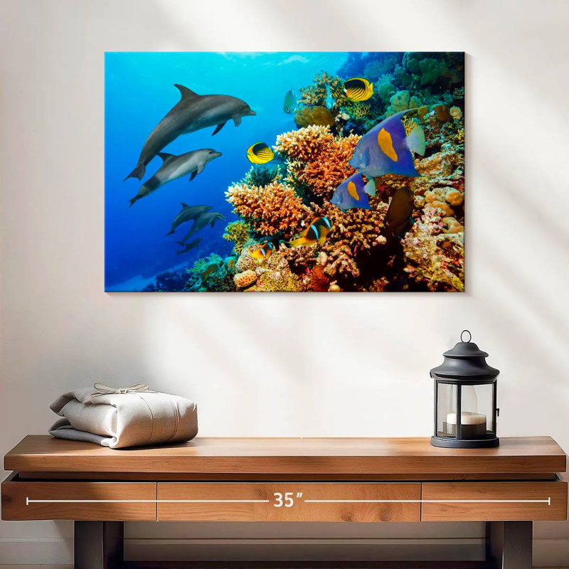 Reef Sea Life, 16" H x 24" W