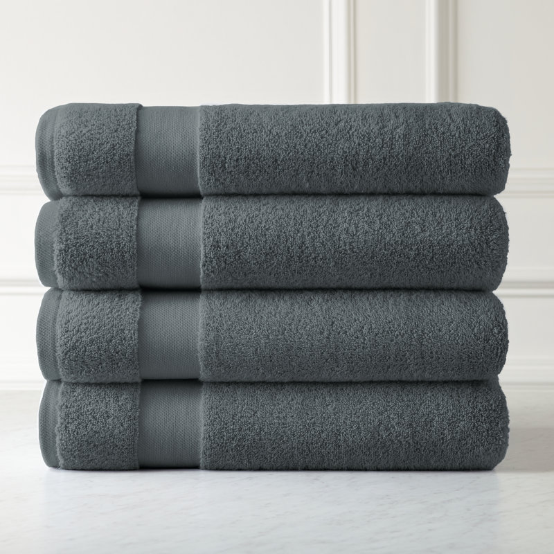 Ensemble de serviettes de bain 4 pièces 100% coton de qualité supérieure Southshore Fine Linens 500 GSM Towel Collection