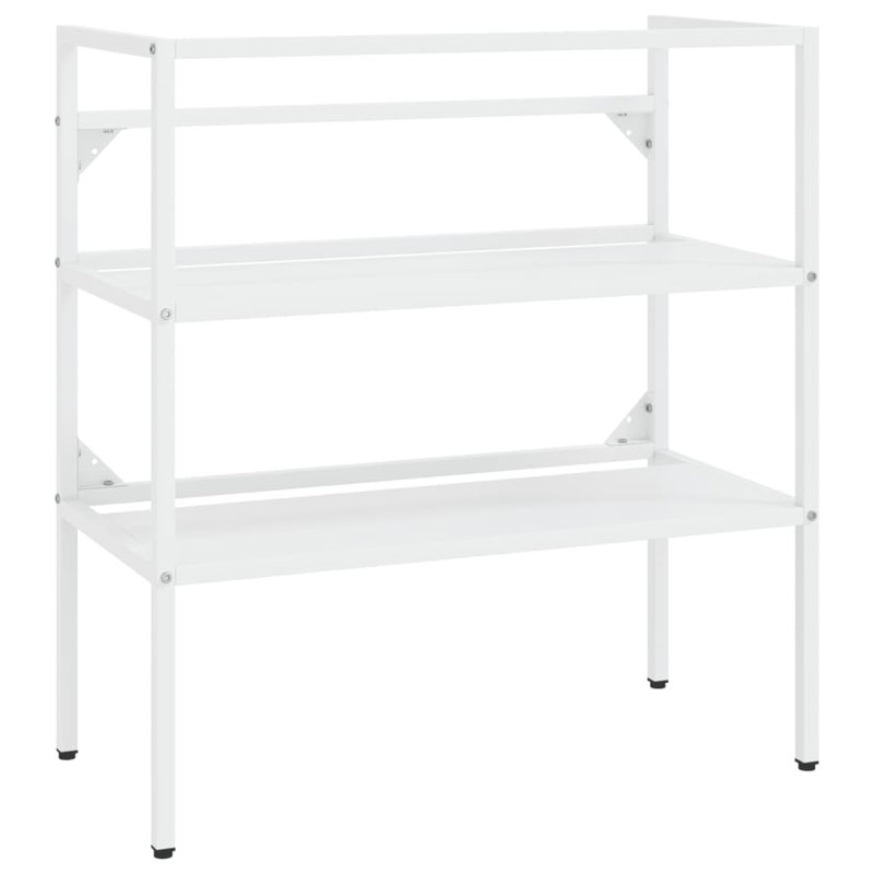 Guruvansh 7909mm Free-standing Single Vanity Unit, White