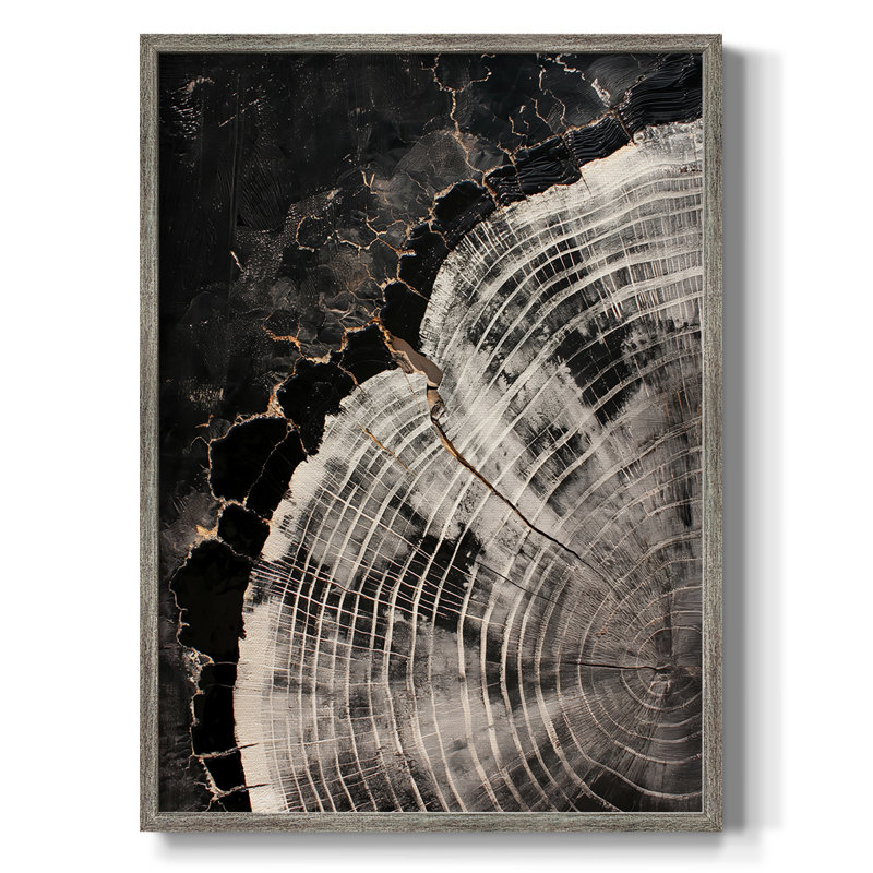 Reproduction encadrée ABSTRACT Series CCXLV - bois massif, H 15 po x l 12 po