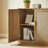 Rattan 4-Door Buffet Cabinet, Boho Sideboard, Large Credenza For Living Room, Hallway, And Kitchen Storage