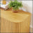 Contemporary Wave Pattern Sideboard Storage Cabinet, Natural Finish, Ideal For Kitchen, Bedroom, And Entryway, 64''W X 15''D X 24''H