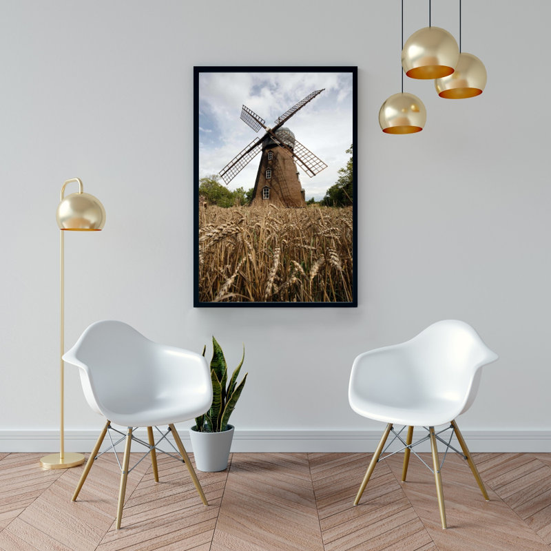 Éolienne sur toile