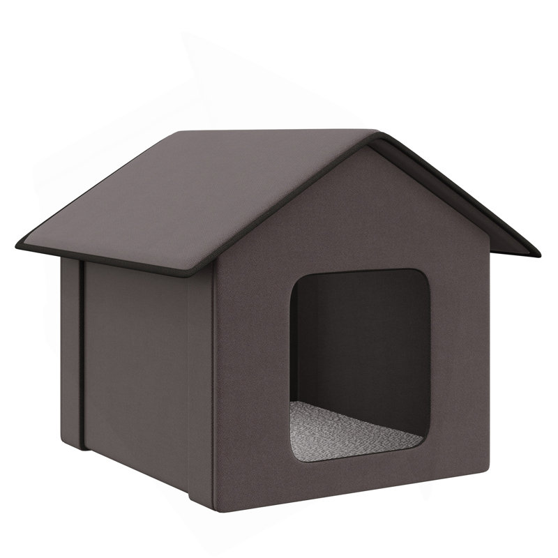 Abris pour chat chauffé Pawhut pour l'extérieur et l'intérieur