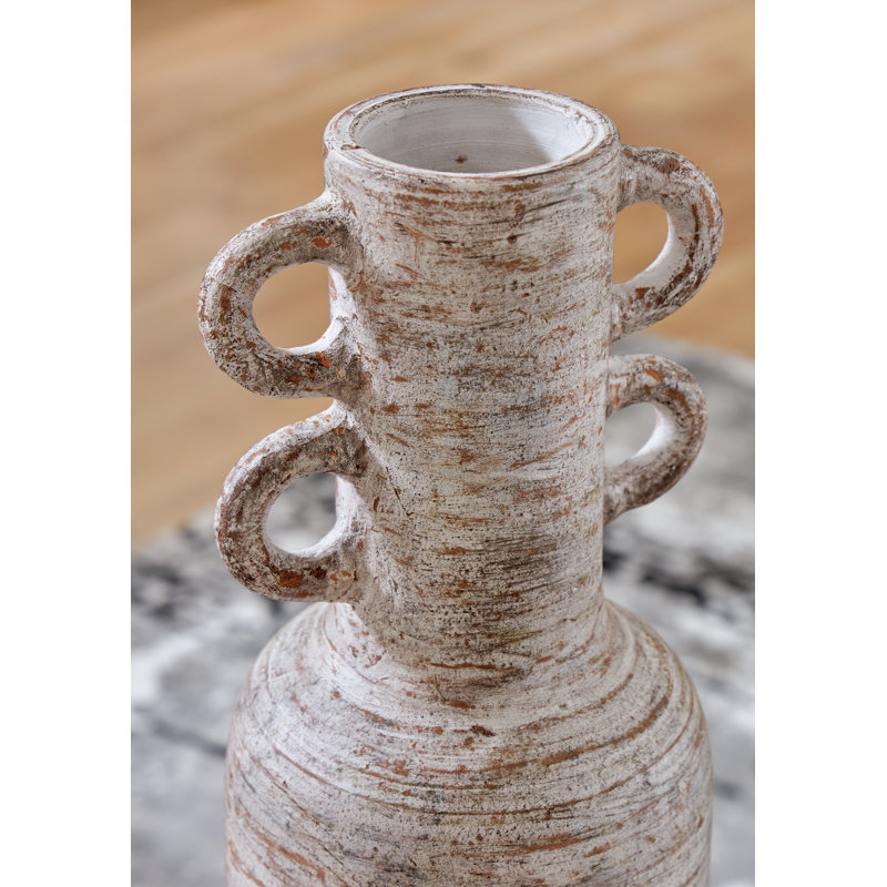 Deroe Terracotta Floor Vase