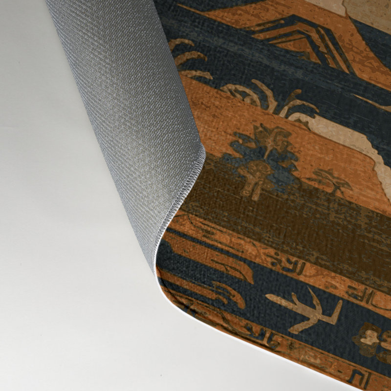 Tapis intérieur et extérieur ArtDeco, Rectangle 5 pi x 7 pi