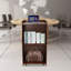 Podium en bois 41,34 po avec roues-88574772