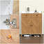 Armoire à chaussures en bois à 4 niveaux avec 2 tiroirs-127339809