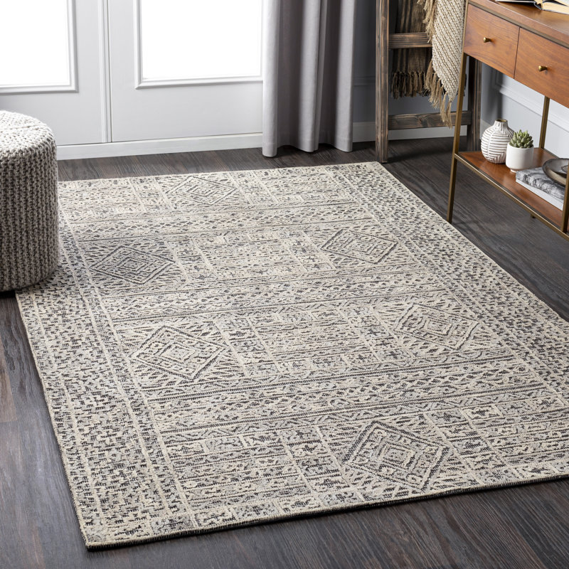 Oakland Wool Southwestern Area Rug, Rectangle 2' x 3'