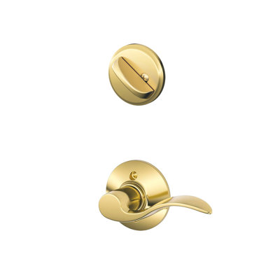 Accent Single Cylinder Interior Lever Set
