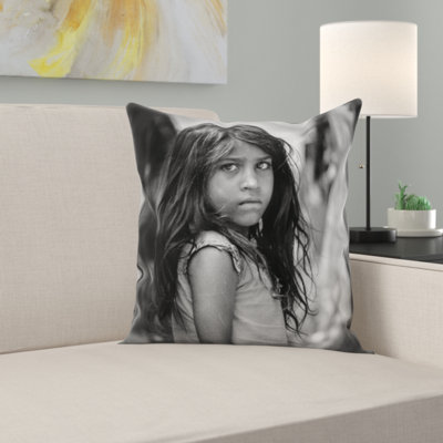 Microsuede Throw Pillow