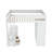 Hason Kids Full Loft Bed with Drawers-1588541733