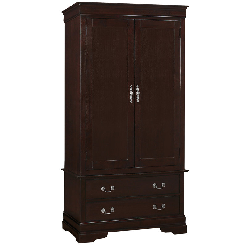Armoire traditionnelle élégante, Cappuccino