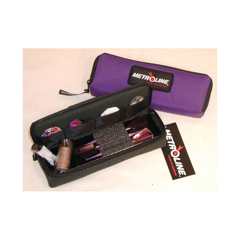 Mini Metroline Fabric Dart Case, Purple