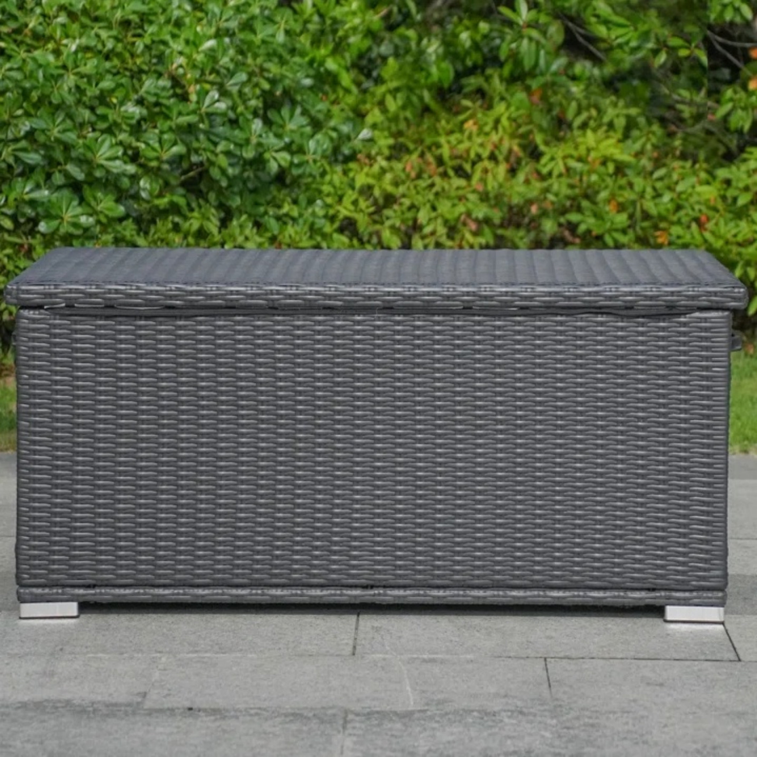 Moda Furnishings Water Resistant Metal Lockable Deck Box | Wayfair