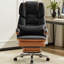 Fauteuil de direction double rembourré avec repose-pieds-1888495438