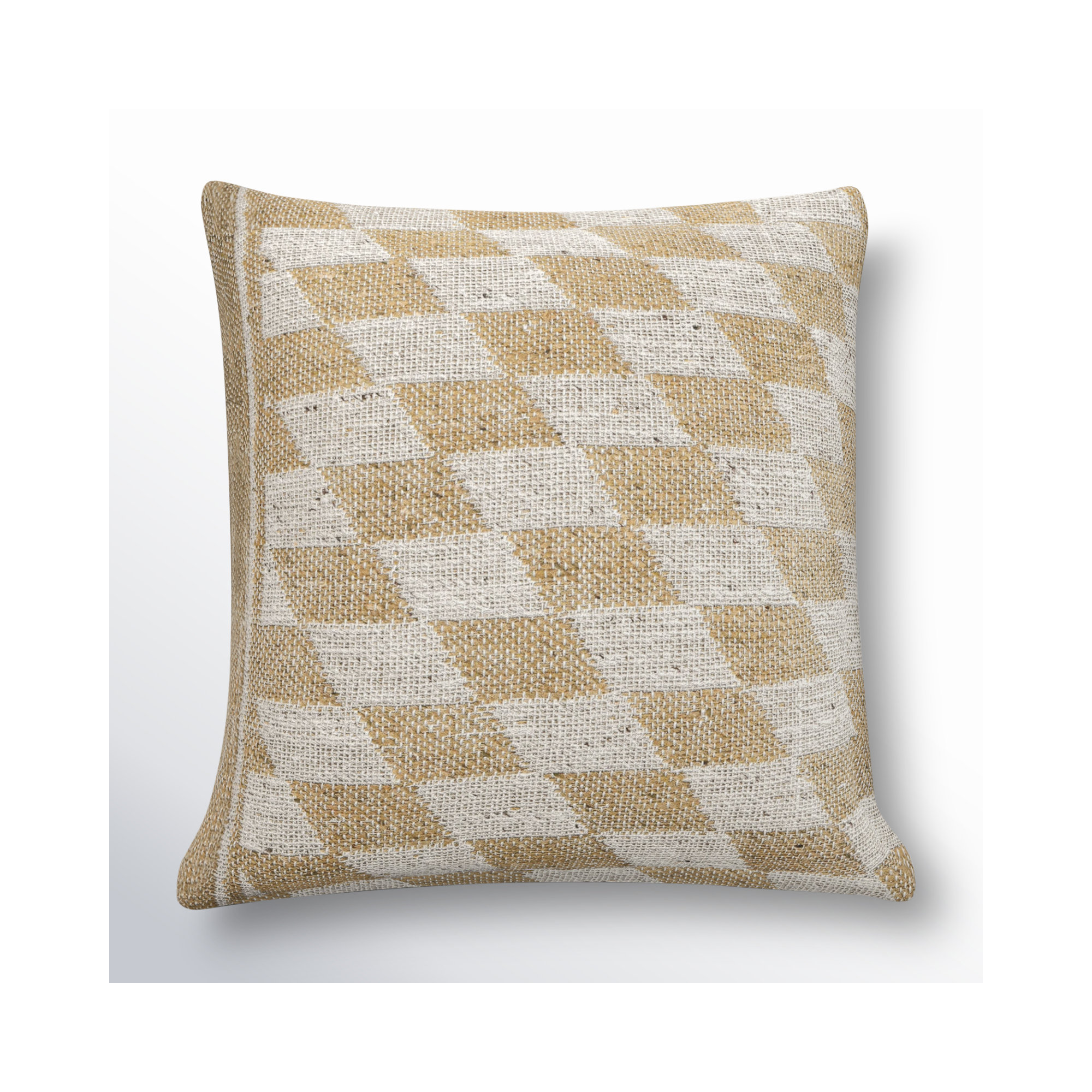 Mahala Geometric Viscose Blend Pillow Cover, Polyester, 22" x 22"