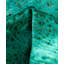 Overdyed Hand-Knotted Wool Modern-Contemporary Green Area Rug 4' 8" x 7' 4"