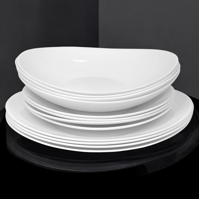 Glass Dinnerware Set 24 Piece - Service for 8