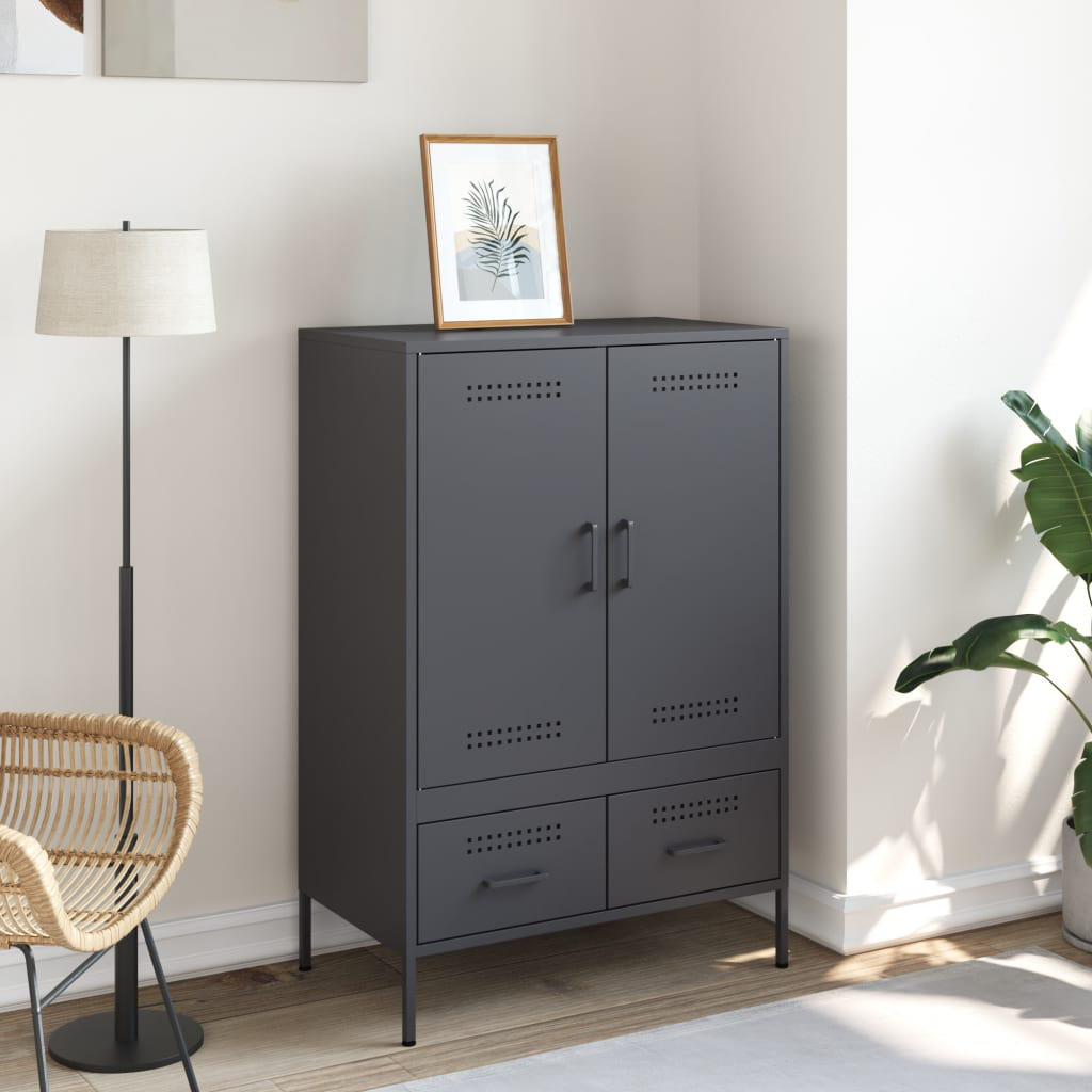 Vidaxl Highboard 68x39x101,5 cm kaltgewalzter Stahl