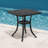 Patio Side Table Cast Aluminum End Table