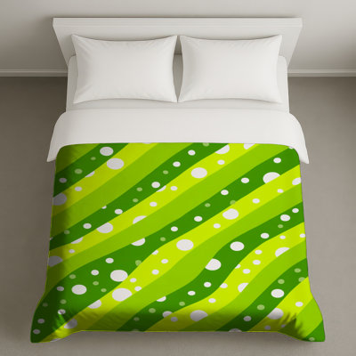 Housse de couette Green Stripes