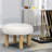 Rothe 22" Round Tufted Ottoman Footstool-106035944