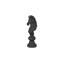 Small Cast Stone Knight Chess Sculpture-1047763081