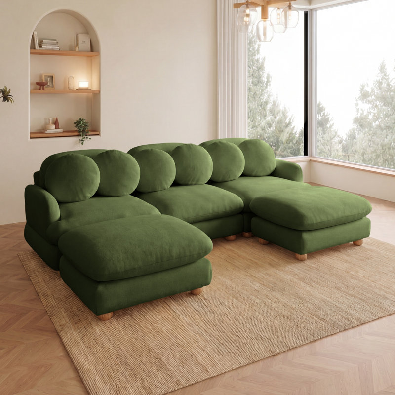 Canapé d'angle modulaire confortable