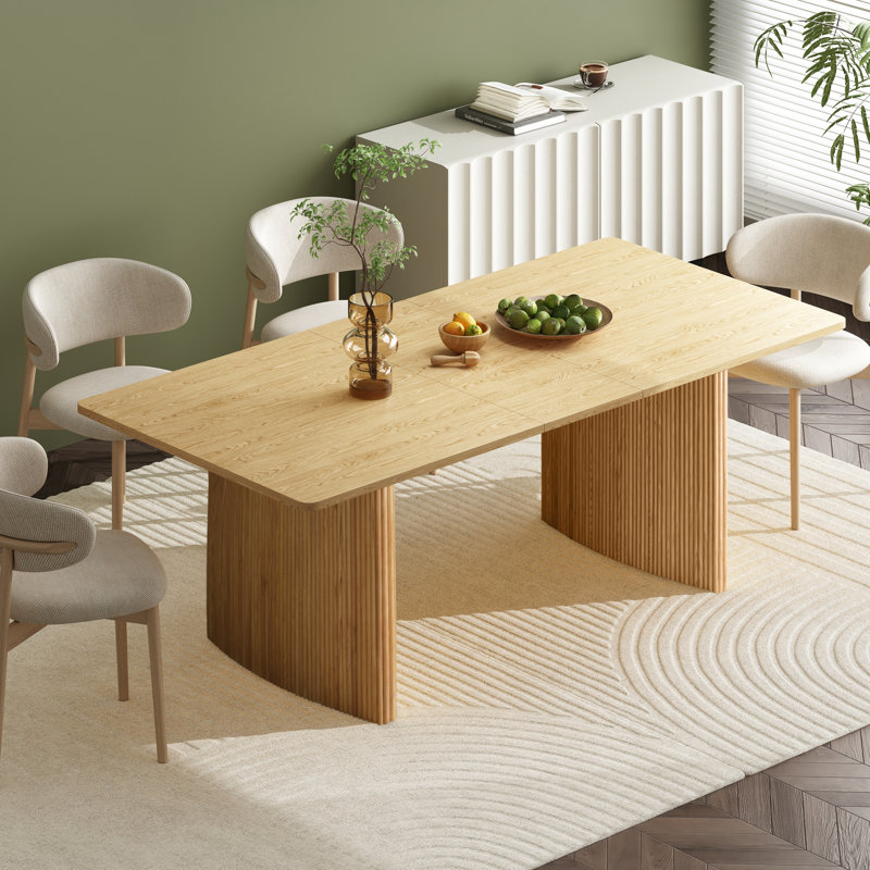 George Oliver Charleily Rectangular Extendable Dining Table | Wayfair