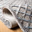 Goodell Geometric Handmade Tufted Grey Area Rug-1563194477