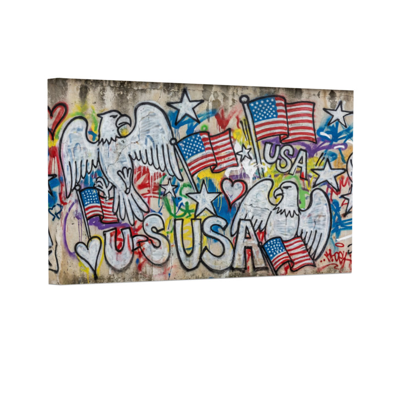 Drapeau des États-Unis, mode, étoiles, cœurs, étoiles, États-Unis, H 12 po x l 18 po