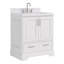 Meuble-lavabo simple avec plateau en quartz Abshire-94668863
