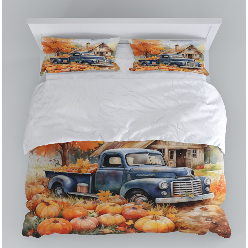 Abstract Duvet Cover, King Duvet Cover + 2 King Shams