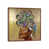 Toile avec cadre en bois brun classique